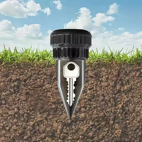 Sprinkler Key Cash Hider Holder Realistic Sprinkler Head Waterproof Cash Holder for Garden Yard