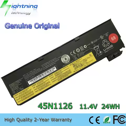 New Genuine Original 45N1126 11.4V 24Wh Laptop Battery for Lenovo ThinkPad T440s T450 T550 X240 X250