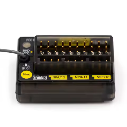 FLYSKY FGr12B 2.4GHz 12CH Receiver PWM PPM Ibus for AFHDS3 Transmitters RF Modules PL18/ NB4 /NB4 Li