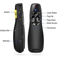 🔥 SG READY STOCK🔥 Wireless Presentation Clicker Remote 2.4GHz USB PowerPoint PPT Clicker Presenter L