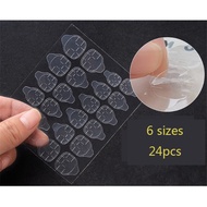 [มาใหม่]🎁【TT147】พร้อมส่ง เล็บปลอมสีเจล24ชิ้น เล็บปลอมสำเร็จรูป ใหม่เล็บปลอมกันน้ำ 24 ชิ้น