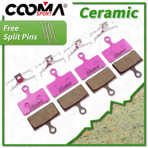 4 Pairs Ceramic Disc Brake Pads for Shimano G04Ti, G04S, G03A, G03S, XTR M9000, Deore XT M8000, M785