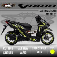 Cutting Sticker - Aksesoris Motor Stiker Honda Vario 125 & 150 New Terbaru 2019 2020 2021 Free Velg