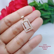 Jewelry Pendant Accessories Durable Not Easy to Fade Durable 18.24 Karat Gold Plated G9-1E
