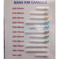 Odd 10 Caluna needles 23 25 27G 50mm.