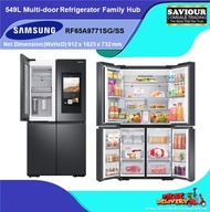 SAMSUNG RF65A9771SG/SS 549L Multi-door Refrigerator Family Hub, 2 Ticks