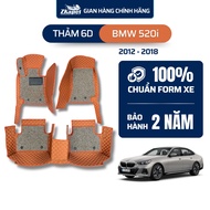 6D BMW 520i 2012 - 2018 ZKAPET car floor mats (5 seats)