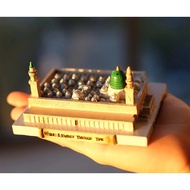 Modern Masjid Nabawi Miniature 3D Models Hand Painted