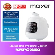 Mayer MMPC1650 1.6L Mini Pressure Cooker WITH 1 YEAR WARRANTY