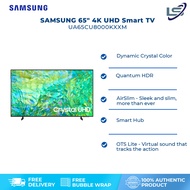 SAMSUNG 65" 4K UHD Smart TV UA65CU8000KXXM | AirSlim | Smart Hub | Web Browser | SmartThings | Wirel