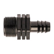 Male Connector 3/4 Inch X 16 mm - Plastic
