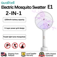 Xiaomi Youpin Qualitell E1 Electric Mosquito Killer Racket Rechargeable 2 in 1 Mosquito Swatter with