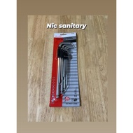 L-shaped wrench set SOLIGEN C03 combination 9 PCS L-shaped wrench/ C03 SOLIGEN