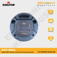 ﹍ ஐ ◩ Kingster KST-8802 6800W PMPO Wireless Portable Party Karaoke Speaker