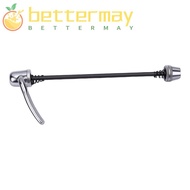 BETTER-MAYSHOW 2PCS Quick Release Rear Wheel Skewer, Steel Silver Bike Trainer Quick Release Skewer,