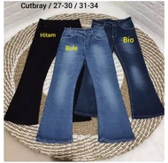 l Lisa Blackpink97 Celana wanita model cutbray 27 28 29 30 31 32 33 34 35 36 37 38
