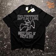 2025 Oversize T-Shirt Led Zeppelin 1977 North American Tour | White Women's T-Shirt | MEN'S T-SHIRTS