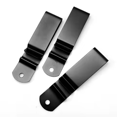 1piece Stainless Steel Scabbard Back Clip Mini Belt Holster Sheath DIY Carrying Waist Clips with Scr
