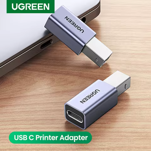 Ugreen USB 2.0 Printer Adapter USB Type c Adapter For Printer Hard Drive Base Fax Machine Scanner US