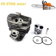44.7mm Bore Nikasil Cylinder Piston Kit for Stihl MS261 MS261C MS261CBM 2-Mix MS261CM VW 2-Mix Chain