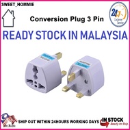 3 Pin / 2 Pin Tourism Conversion Plug Universal Travel Adapter British Socket Adapter Plug