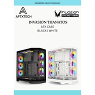 [ Invasion THANATOS TG ] -ATX Mid-Tower PC Case WITH 6 ARGB FAN