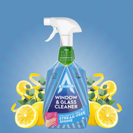 ASTONISH Window & Glass Cleaner Eucalyptus & Lemon 750ml,尤加利和檸檬窗戶和玻璃清潔劑 750ml (滴露消最佳替代品)
