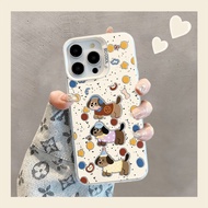 Cute Sausage Dog Case For Vivo Y17 Y12 Y12S Y30 Y7S Y50 Y100 S10 S10E V23E V23 V25 V27 V29 X60 X70 X