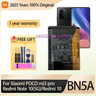 2025 years Brand New BN5A 5000mAh Battery For Xiaomi POCO mi3 pro/Redmi Note 10(5G)/Redmi 10 Phone R