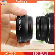 52mm 0.45x Wide Angle Macro Lens for Nikon 18-55mm 55-200mm 50mm 1.4 50mm