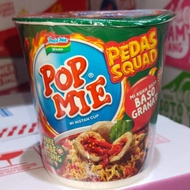 POP MIE CUP PEDAS SQUAD RASA BASO GRANAT /Pop Mie Mi Instan Rasa Baso Jumbo 75gr