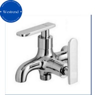 Westrend Sq -707 2 ways tap brass chrome for hand bidet and bib tap function (sq series)