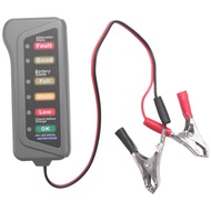 12V Car Battery &amp; Alternator Tester - Test Battery Condition &amp; Alternator Charging (LED indication)