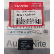 RELAY Assy COMP Power START microiso Low Hi 4 pin Bendik Starter Omron 38501-KWN-901 Original Honda 