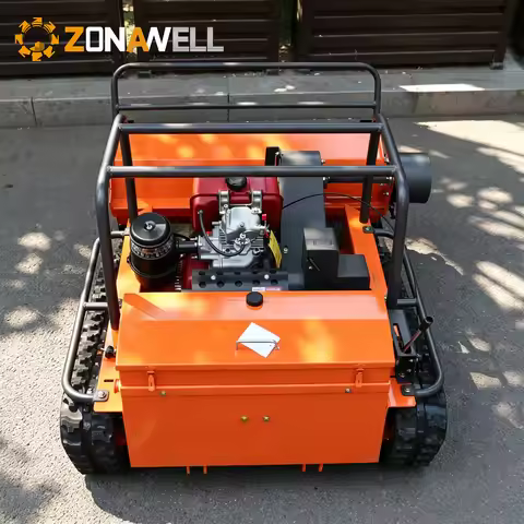 ZNW‑1000Y 60° Steep Slope Crawler Lawn Mower 1000mm Working Width 450kg Heavy‑Duty All‑Terrain Remot