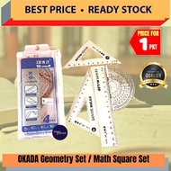 BC1919 Square Set / Geometry Set / Square Metric Ruler Set / Triangle Square Set / Square Ruler