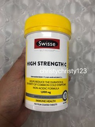 (現貨 150粒) ~Swisse Ultiboost High Strength C (Swisse 高強度維他命 C 1000MG) ~到期日: 2026年 03月