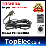 TOSHIBA ORIGINAL POWER CORD WIRE DRYER TD-H80SEM H80SEM POWER CORD WIRE WIRING H80SEM