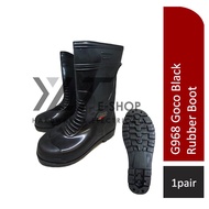 G968 Goco Black Rubber Boot [ 39(6#) / 40 (7#) / 41(8#) / 42(9#) / 43(10#) ]