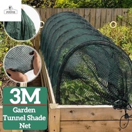 POYFOX Greenhouse Tunnel, Collapsible Green Mesh Shade Net Cover, Quick Release UV Protection Portab