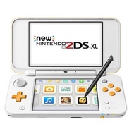 [Used][3DS] New new 2DS XL white orange portable game console domestic version Nintendo