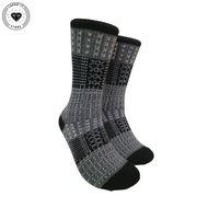Oldschool Men's Long Socks - Men's Long Thick Patterned Socks