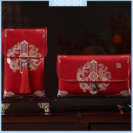 Etiquette storage bag meaning of red envelope red Chinese envelope material red envelope Halo day te