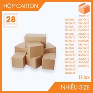 Combo of 100 carton packing boxes at super cheap price - Packaging boxes, cartons - Many sizes - Con