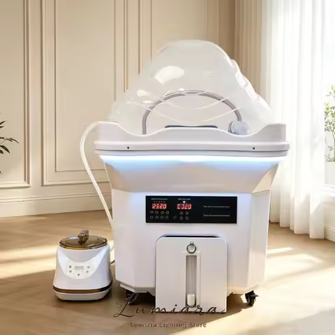 Head SPA Hydrotherapy Shampoo Basin for Head SPA and Hair Salon Shop, 60L Heatable Water Storage Tan