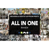 BUNDLE - 3000 Lightroom Presets Mobile & Desktop -  DNG/ XMP File - For PC/Android/Mac OS/ IOS