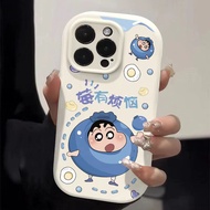 手机壳Compatible with Apple 17Pro Max phone case IP16 lens film 15. Fashionable蜡笔小新适用苹果16pro卡通15promax手