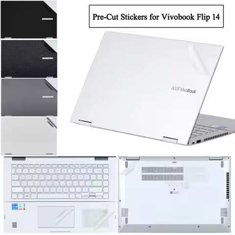 Vinyl Sticker Skin for ASUS Vivobook Flip 14 TP470E R460E TP401C TP401M Laptop Decal Cover Film for 