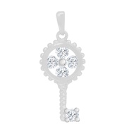 TAKA Jewellery Key Diamond Pendant 9K