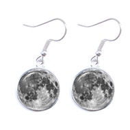 Accessories Luminous Eclipse Time Gem Earrings Glass Moon Eclipse Earrings